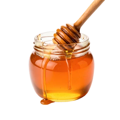 Honey Jar With Dipper