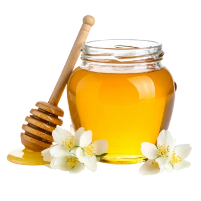 Honey Jar With Dipper