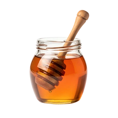 Honey Jar With Dipper