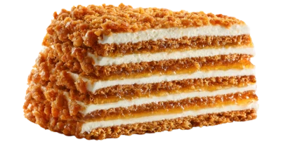 Honey Layer Cake Slice