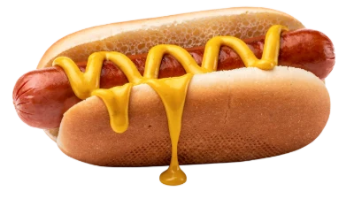 Hot Dog With Mustard