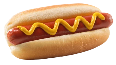 Hot Dog With Mustard