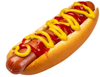 Hot Dog With Mustard