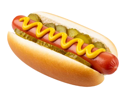 Hot Dog With Mustard