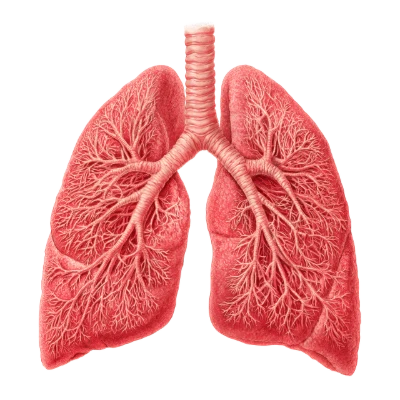 Human Lungs Illustration