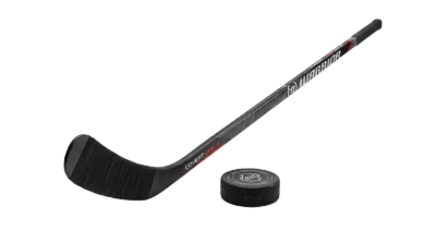 Ice Hockey Stick And Puck