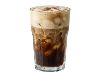 Iced Coffee With Foam