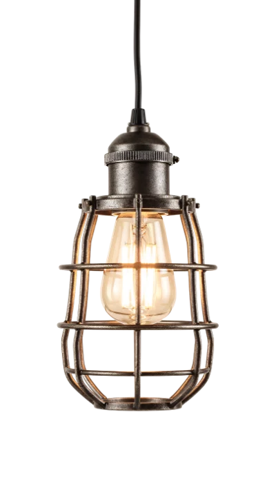 Industrial Cage Pendant Light