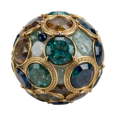 Jeweled Decorative Sphere