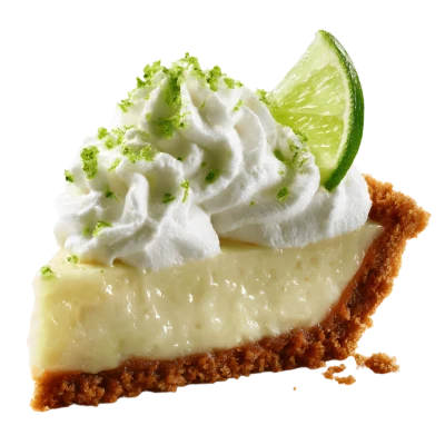 Key Lime Pie Slice