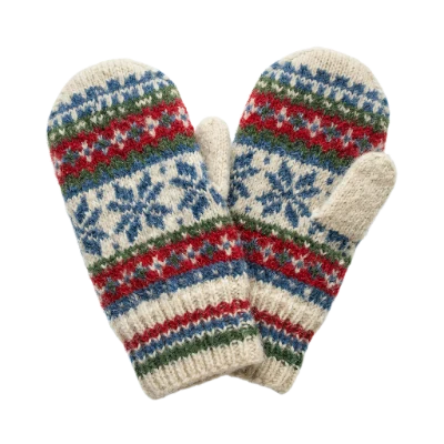 Knitted Wool Mittens