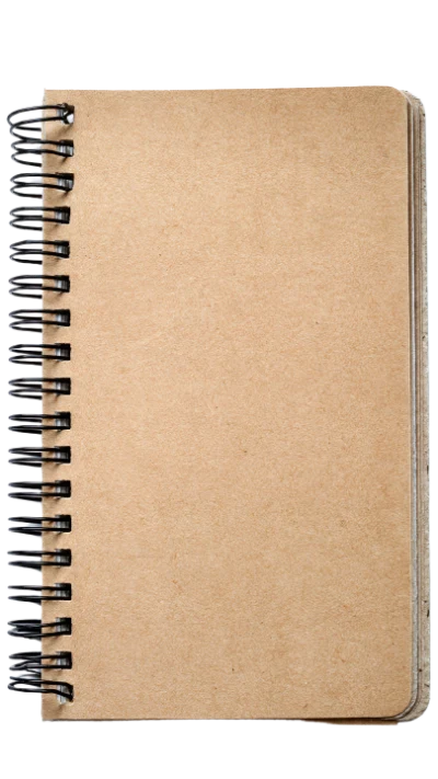Kraft Paper Spiral Notebook
