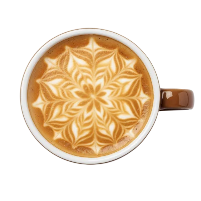 Latte Art Coffee Cup