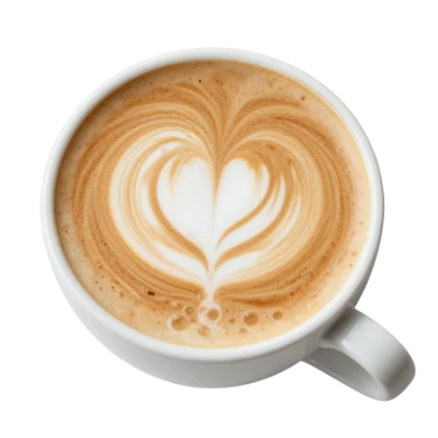 Latte Art Coffee Cup
