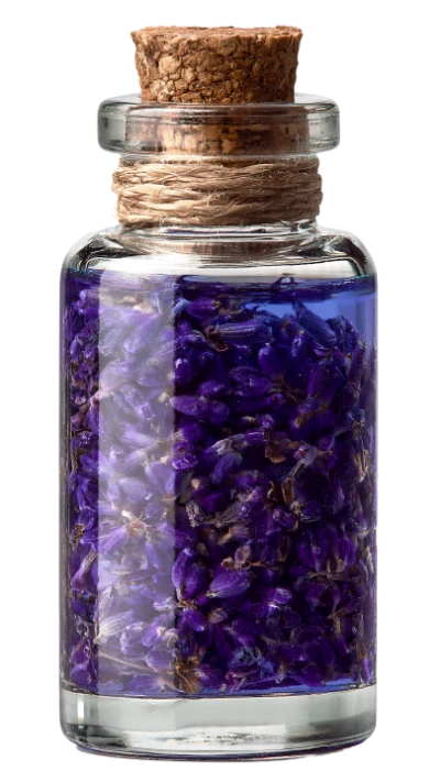 Lavender Oil Glass Bottle