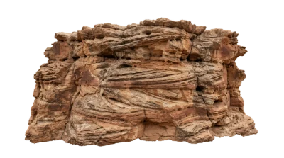 Layered Sandstone Rock Formation