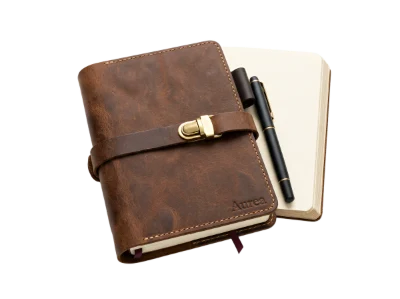 Leather Journal With Pen