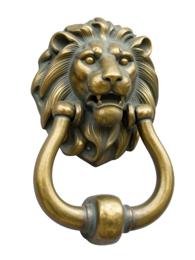 Lion Head Door Knocker