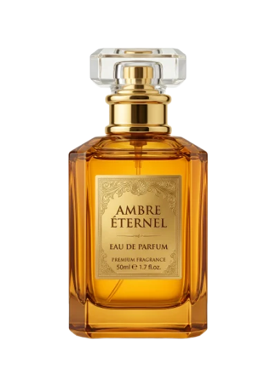 Luxury Amber Perfume Bottle