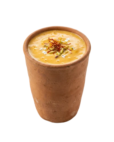 Mango Lassi In Clay Cup