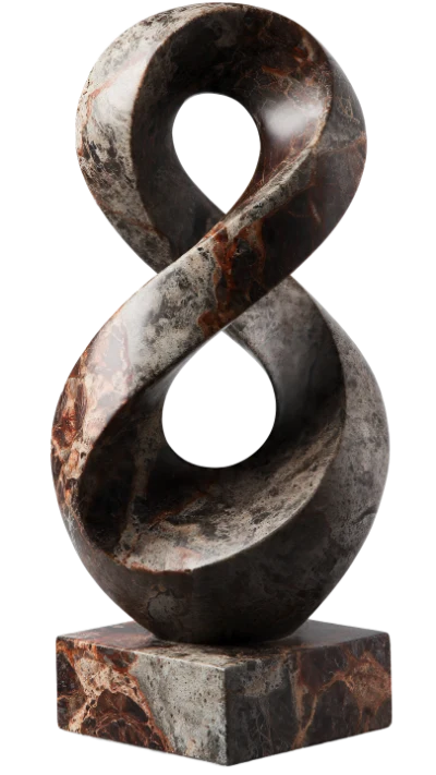 Marble Infinity Sculpture