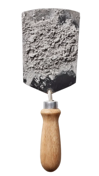 Masonry Trowel With Cement