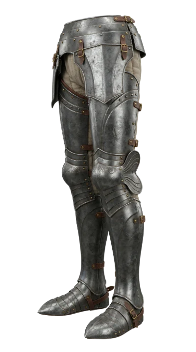 Medieval Knight Leg Armor