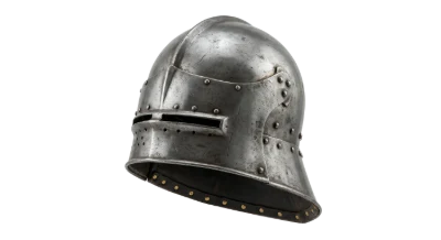 Medieval Steel Knight Helmet