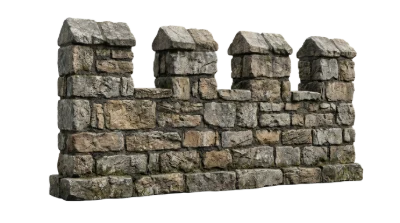 Medieval Stone Castle Wall