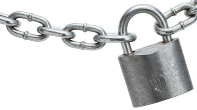 Metal Padlock With Chain
