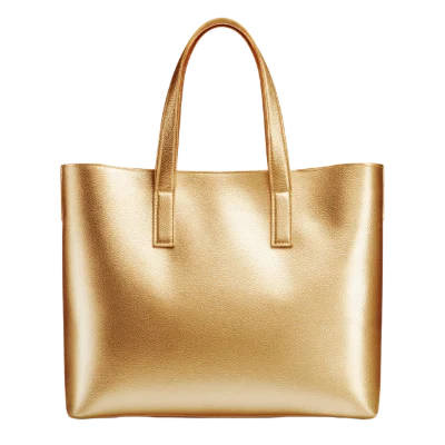 Metallic Gold Tote Bag