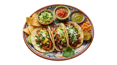 Mexican Tacos Platter