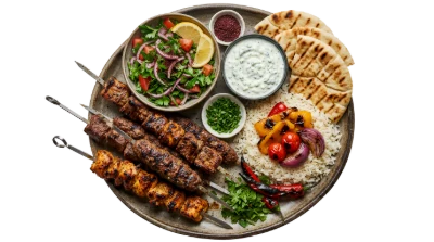 Middle Eastern Mixed Grill Platter