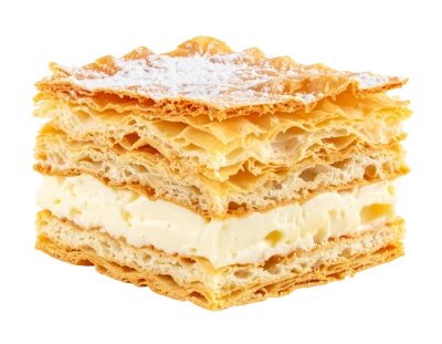 Mille-Feuille Pastry Slice