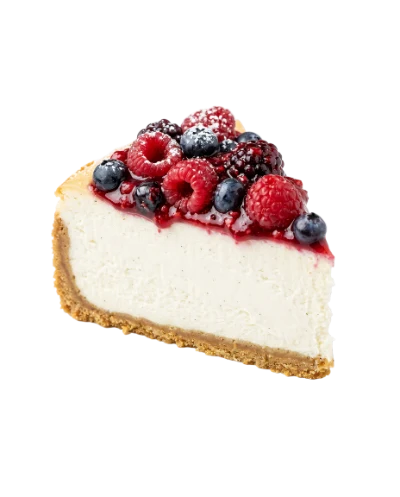 Mixed Berry Cheesecake Slice