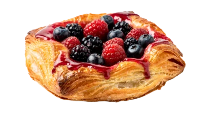 Mixed Berry Danish Pastry