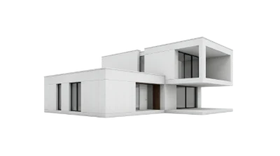 Modern 3D Render House