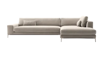Modern Beige Sectional Sofa