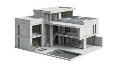 Modern Concrete Villa