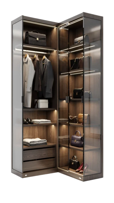 Modern Corner Wardrobe