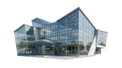 Modern Glass Office Building