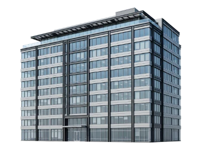 Modern Glass Office Building