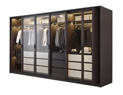 Modern Glass Wardrobe