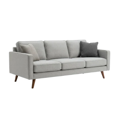 Modern Grey Fabric Sofa