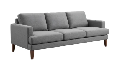 Modern Grey Fabric Sofa