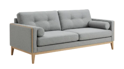 Modern Grey Fabric Sofa