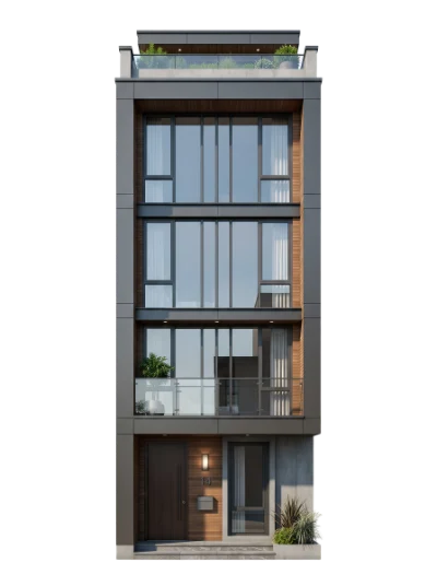 Modern Narrow Townhouse