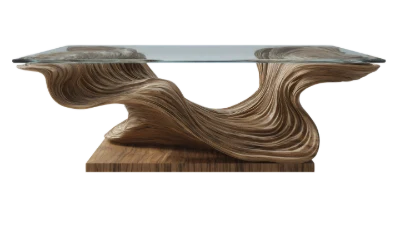 Modern Sculptural Coffee Table