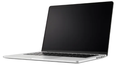 Modern Silver Laptop