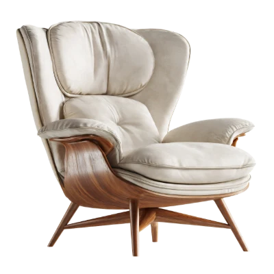 Modern Upholstered Lounge Chair